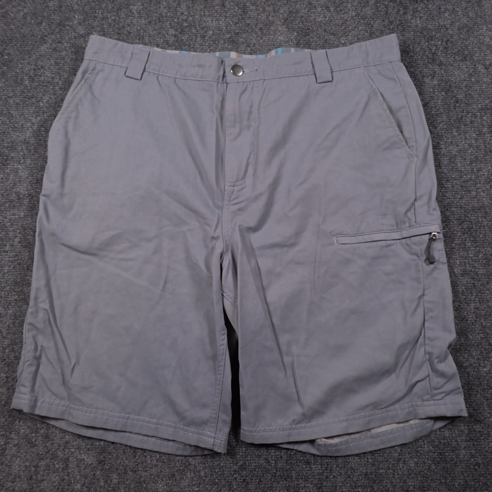 Smartwool Zapata Ranch Shorts Mens 36 Gray Merino Wool Zip Pockets Outdoors
